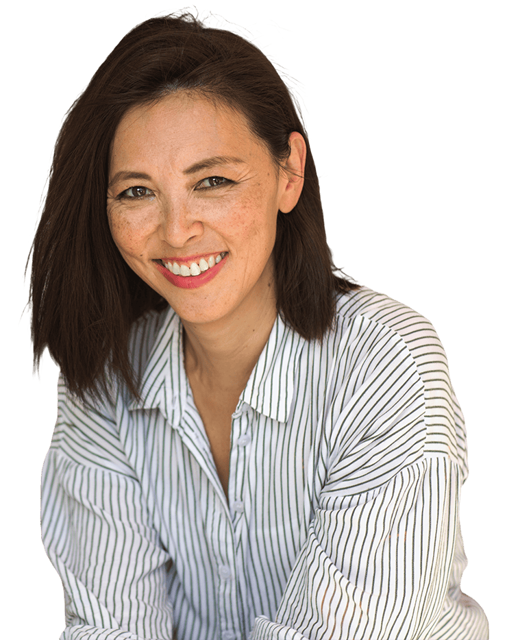 Happy woman smiling